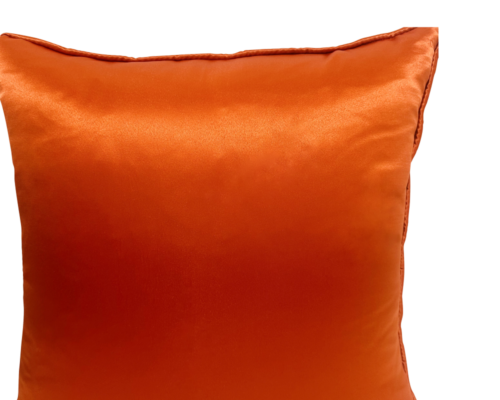 Bronze Silk Square Cushion