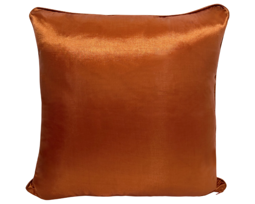 Rusty Silk Square Cushion